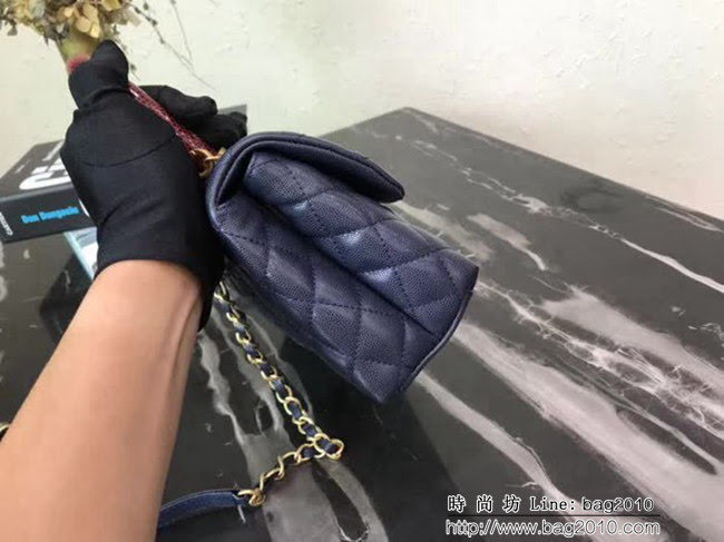 香奈兒CHANEL小號Chanel Coco handle全新頂級翻蓋單肩鏈條手柄包 肩帶可拆卸 DSC1104